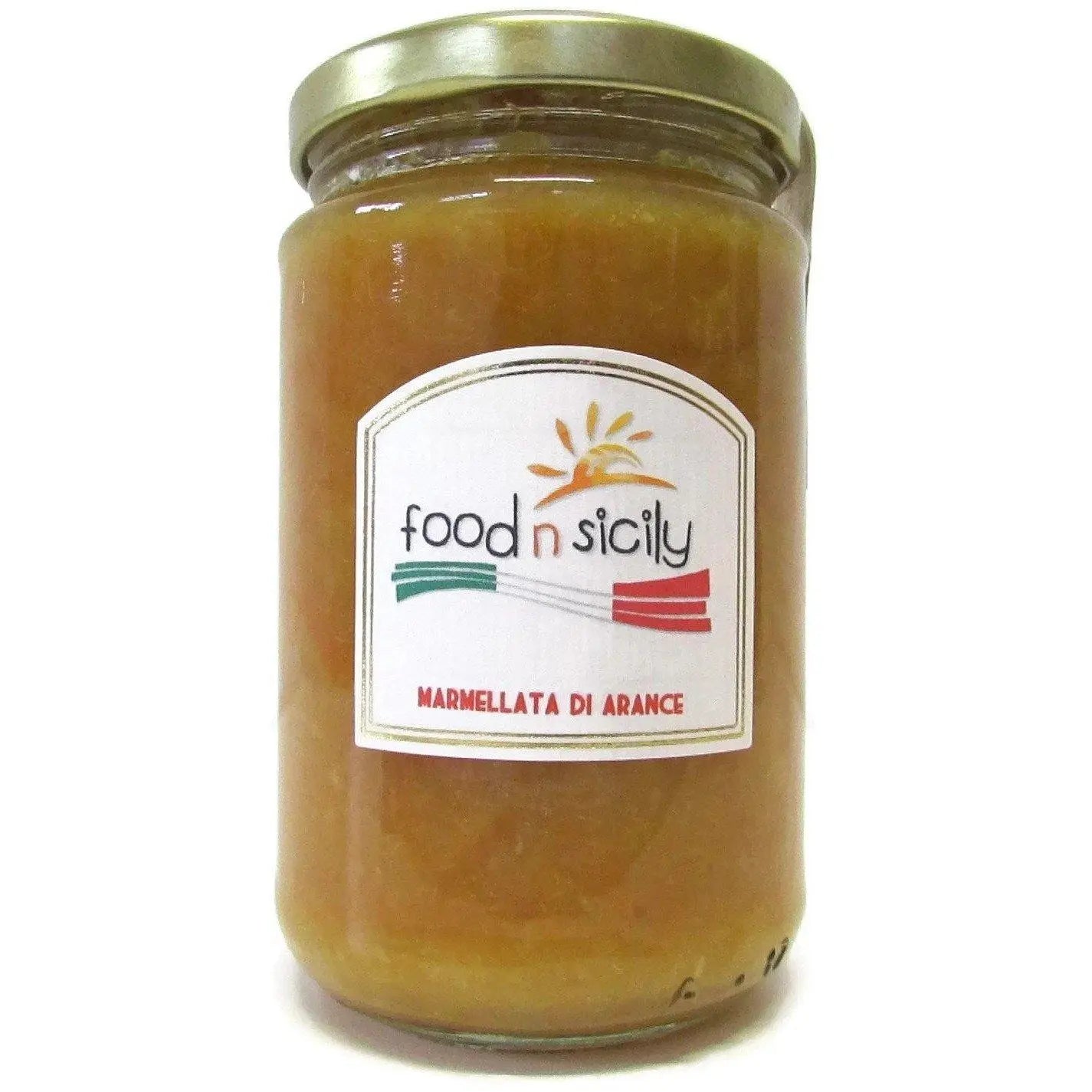 Marmellata di Arance Siciliane, vasetto 370 grammi Confetture e Creme spalmabili Food in Sicily 