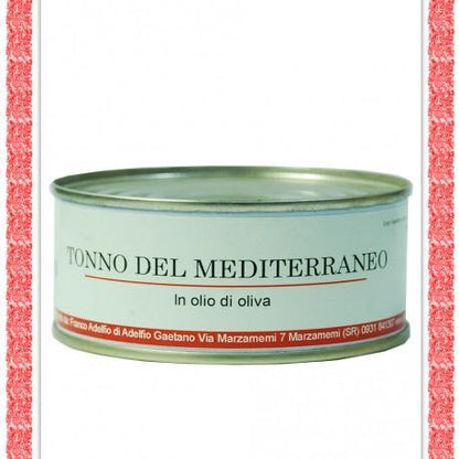 Tonno del Mediterraneo in olio di oliva, Adelfio Contorni Adelfio - Marzamemi 