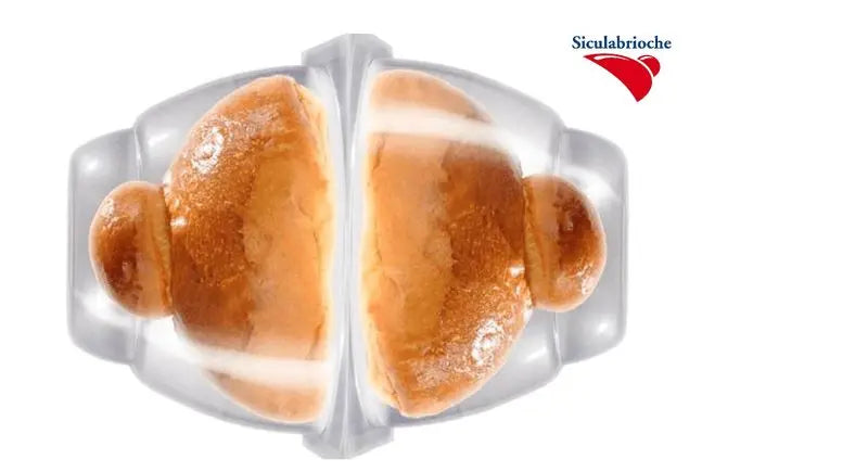 Mini Brioche siciliana artigianale , 2 pz da 35 gr Dolci tipici siciliani Siculabrioche 