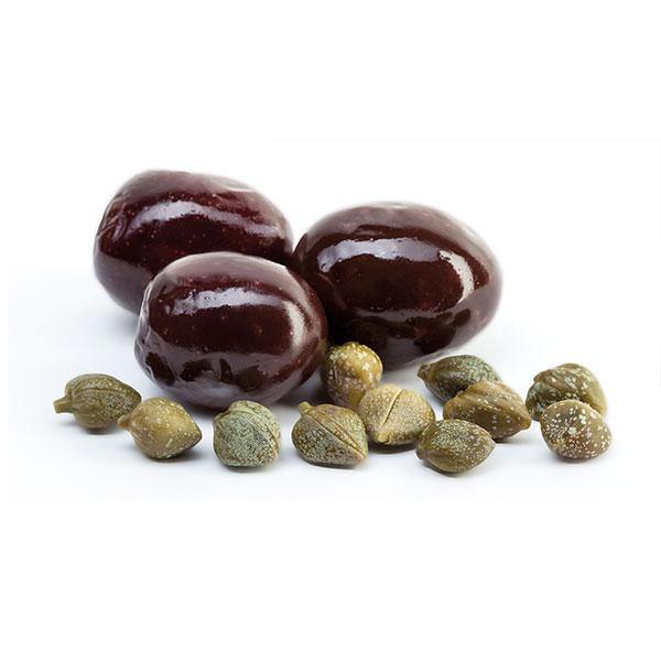 Salsa Biologica pronta di pomodoro ciliegino con olive e capperi, 330 grammi Sugo Salemipina 