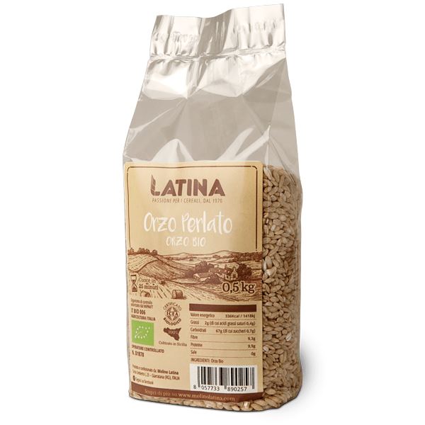 Orzo Perlato da agricoltura biologica certificata Cereali Molino Latina 