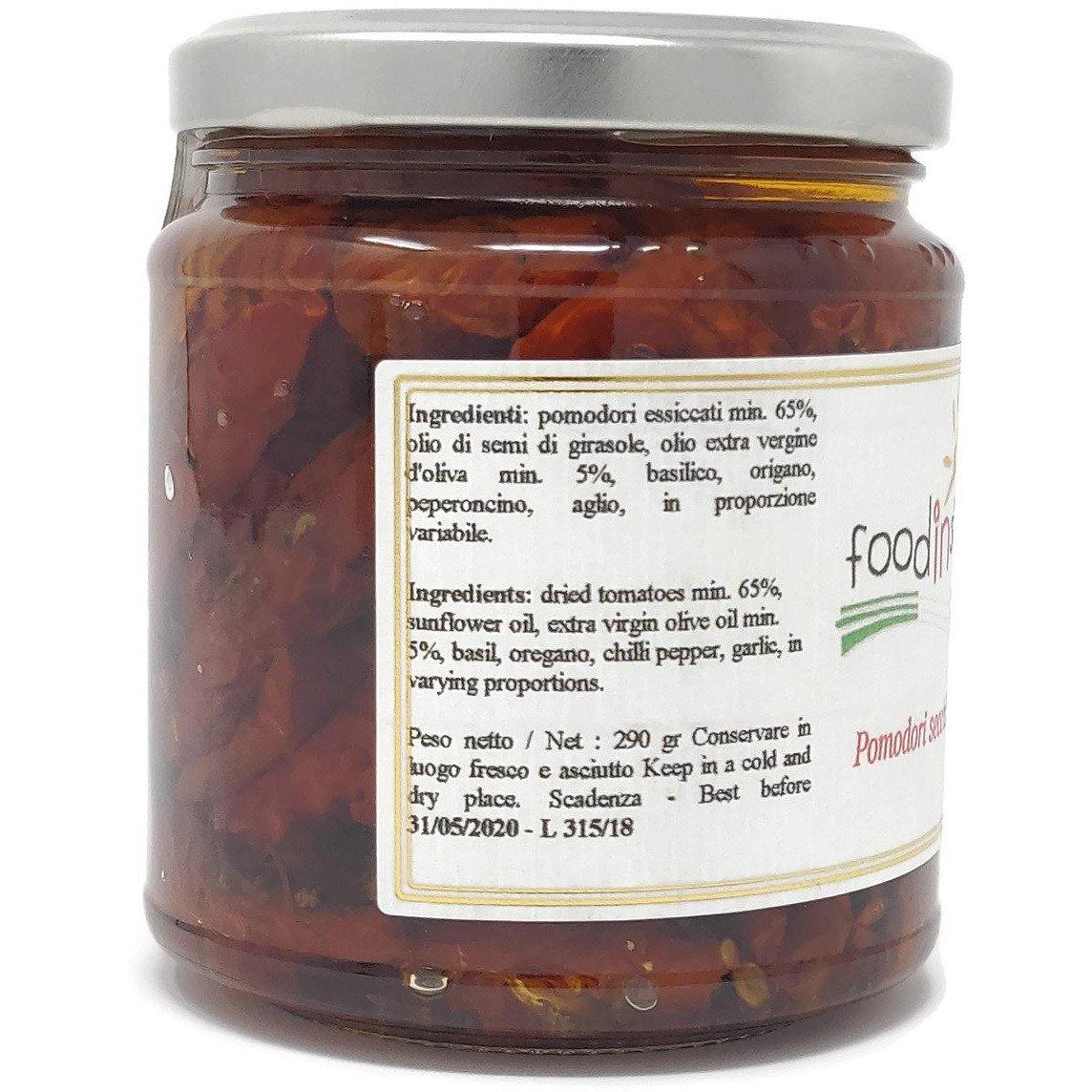 Pomodori secchi sott'olio, 280 grammi Contorni Food in Sicily 
