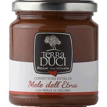 Confettura Extra di Mele dell'Etna con Miele di Zagara, 350 g Confetture e Creme spalmabili Terre Nere 