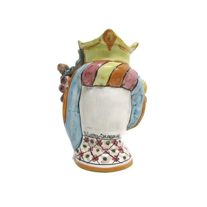 Testa di Moro in Ceramica artistica di Caltagirone, h 18 cm Ceramica Food in Sicily 