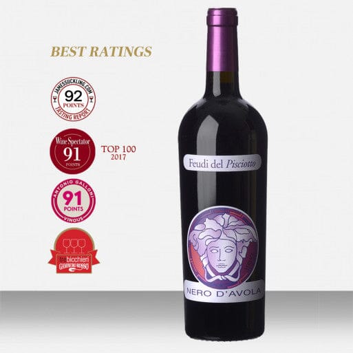 VERSACE NERO D'AVOLA , Feudi del Pisciotto 75 cl Vini e liquori Feudo Arancio 